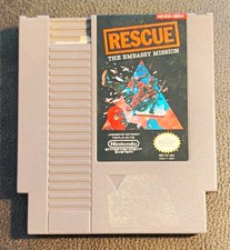 Kemco/Seika Rescue: The Embassy Mission Nintendo NES Game Cartridge NTSC-U/C