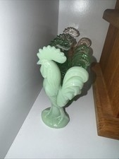 Jadeite Green Vintage Style Rooster 