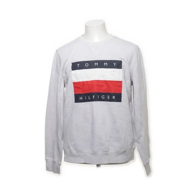 Tommy Hilfiger, Sweatshirt, Größe: L, Grau, Baumwolle/Elasthan/Polyester #RjS