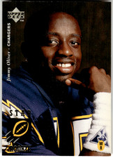 1995 Upper Deck #19 JIMMY OLIVER San Diego Chargers RC
