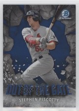 2016 Bowman Chrome Out of the Gate Blue Refractor 84/150 Stephen Piscotty 4pn