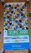 Rare Euro 2000 City Poster Arnhem Holland Belgium England Germany France Italy