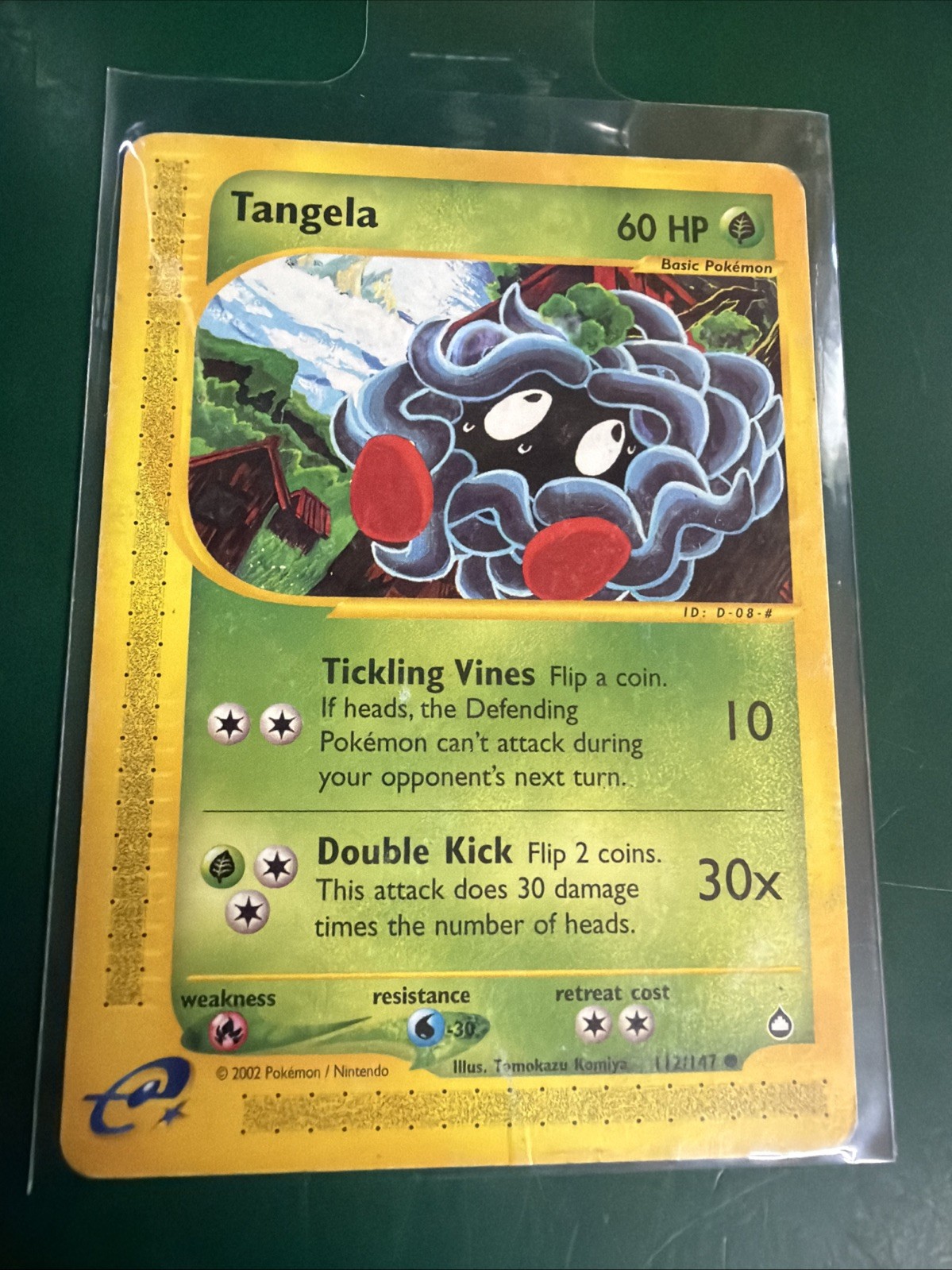 Pokemon Aquapolis 112/147 Tangela Card