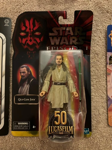 Star Wars Black Series Qui-Gon Jinn - Lucasfilm 50th Anniversary Episode 1 NEW