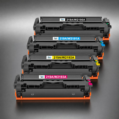 Cool Toner 219A Tonerkartusche 4-Pack Schwarz Cyan Magenta Gelb Mit Chip NEU OVP