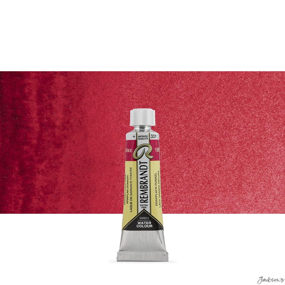 Royal Talens Rembrandt Watercolour Paint 10ml Tube Madder Lake Deep Colour