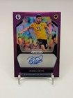 Ruben Neves /99 Auto Purple 2019-20 Panini Prizm Premier League #S-RN Wolves