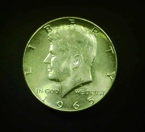 1965 Kennedy Half Dollar - 40% Silver  - Uncirculated