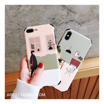 Japanese Style Artworks Freshness Girl Soft Case For Iphone Xs Max Xr 6 7 8 Plus Ebay