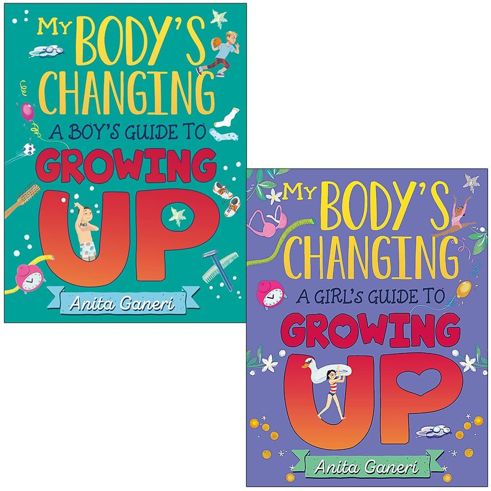 My Body's Changing Series 2 Books Collection By Anita Ganeri, Teresa Martinez PB