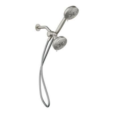Moen 200C0SRN Hydro Energetix 8-Spray Hand Shower & Fixed Shower Brushed Nickel