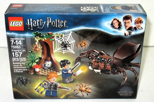 LEGO 75950 HARRY POTTER ~ ARAGOG'S LAIR ~ New Sealed Retired SPIDER WEB Ron