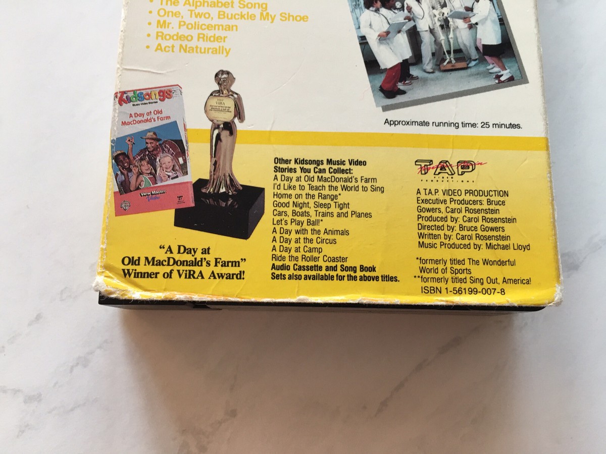 Kidsongs What I Want to Be View-Master Video VHS Vintage