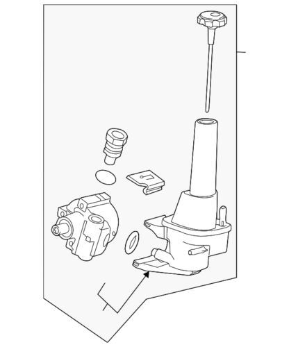 Conjunto de bomba de dirección asistida para Chevrolet GMC Sierra 2011-2015 (N/P 84988710)