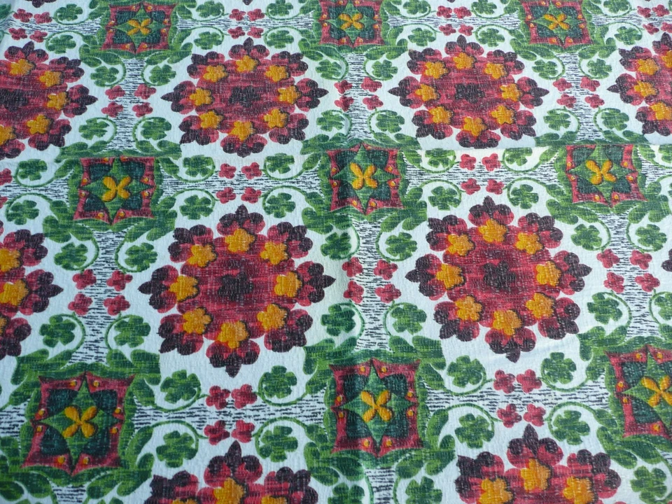 TISSU VINTAGE fleuri - Photo 2/4