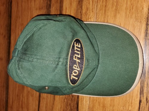 Top Flite Green \u0026 Khaki Golf Hat Black 
