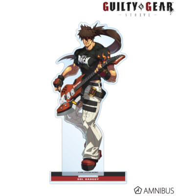 Guilty Gear Strive Sol Badguy Big Acrylic Stand Figure Band ver. arma bianca New