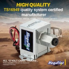 12v Electric Fuel Pump Metal Solid 2.5-4 Psi Low Pressure For Petrol Diesel