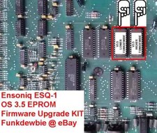 Ensoniq ESQ-1 OS 3.5 EPROM Firmware Upgrade KIT / Brand New ROM Upgrade Chips