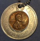 Keep Me And Never Go Broke, Las Vegas Club token, 1972 Penny Keychain — photo 3