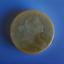 1798 Draped Bust Large Cent, Detected In A CT COLONIAL SITE!!