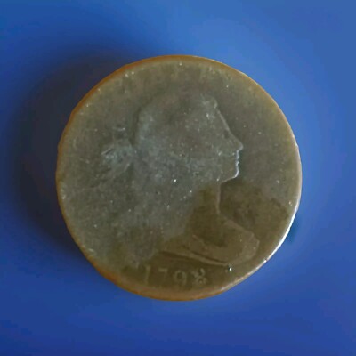 1798 Draped Bust Large Cent, Detected In A CT COLONIAL SITE!! 