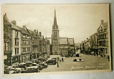04. Durham Market Place, England, early 1900's, unused