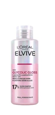 L'oreal Elvive GLYCOLIC GLOSS 5 Minute Lamination Rinse Off Treatment 200ml