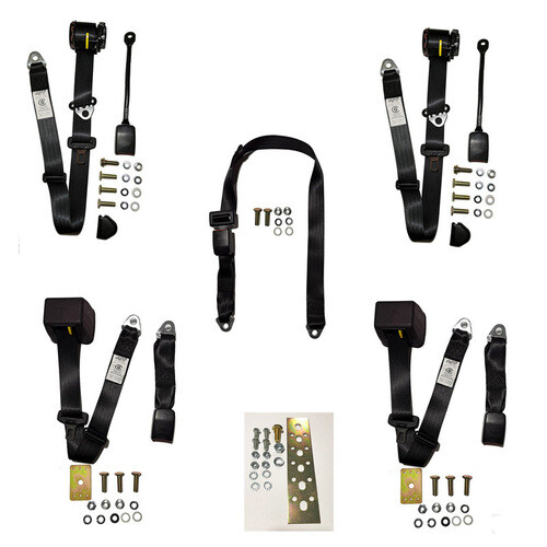 <!--F#f_0-->Complete Seat Belt Kit For Mazda 1300 1969-77 Sedan - ADR Approved<!--F/-->