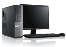 Windows11 Cheap Fast DELL/HP Dual Core/ i3 / i5 Desktop Bundle PC & Monitor WiFi