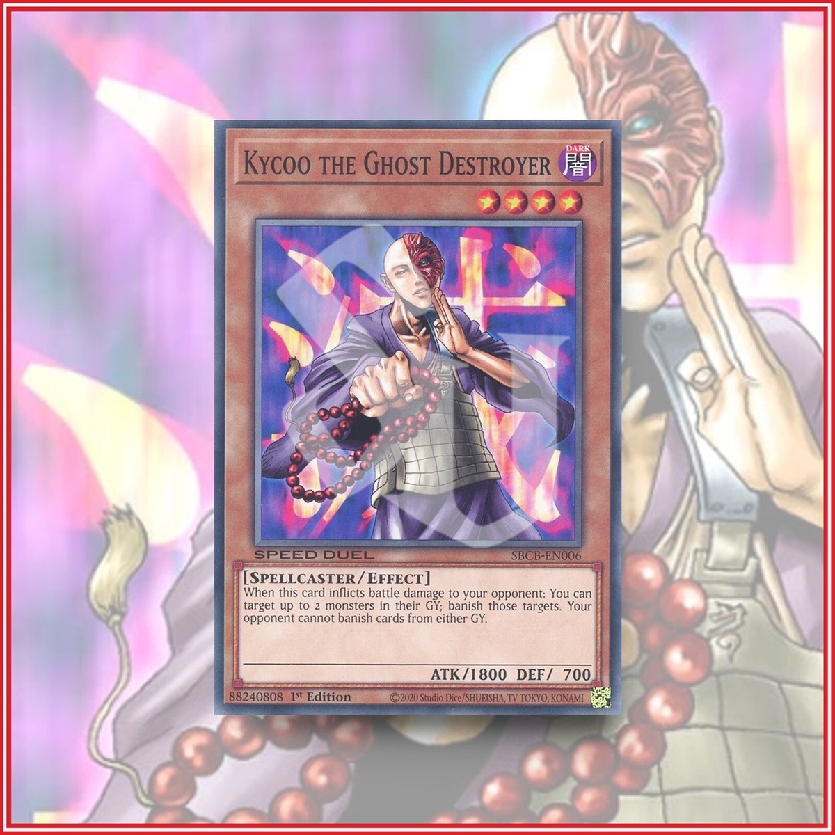 Yu-Gi-Oh! Kycoo The Ghost Destroyer Card - Battle Pack 2: War Of The Giants - 1st Edition Common