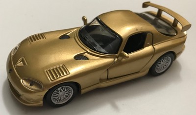Maisto 1 39 Scale Pull Back 1998 Dodge Viper Gts R Coupe Gold Ebay