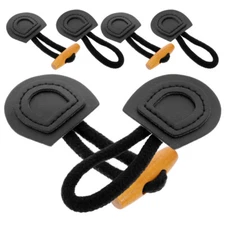 6 Pairs Horn Buckle Clothing Buckles Coat Buttons