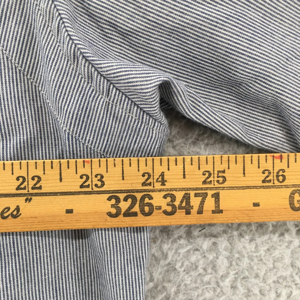 Zoo York Button Up Shirt Mens XXL Gray Short Sleeve Chest Pocket Casual Collared - Image 4 of 4