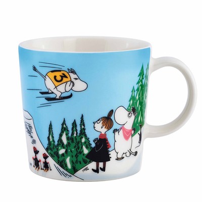 Arabia Moomin Mug Moomin Ski Jumping 2024 Winter Mug Japan NEW