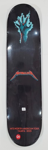 METALLICA POP UP SHOP SKATEBOARD DECK TAMPA FLORIDA M72 CONCERT TOUR RARE - Picture 2 of 2