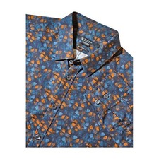 Tiger Of Sweden Long Sleeve Button Up Shirt Denzel Abstract Print Men's 41 (M)