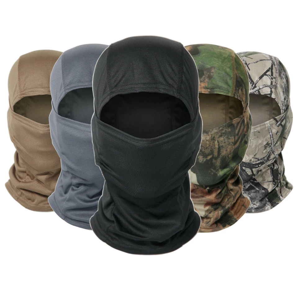 Tactical Hunting Balaclava Face Mask Wrap Scarf Neck Warmer Headwear Snood Hats - Image 4 of 4