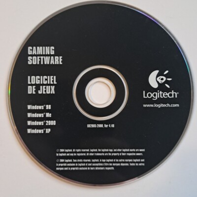 Gaming Software Logitech 602005-2000 V 4.40 PC CD-ROM 2004 REPLACEMENT DISC ONLY