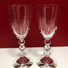 Baccarat Vega Crystal Glass Wine Set of 2 Pair with box
