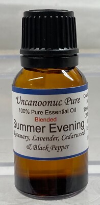 Summer Evening 100% Pure Essential Oil Blend Uncut  Nondiluted Aromatherapy 15mL