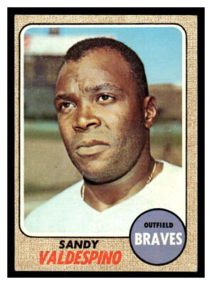 1968 Topps #304 Sandy Valdespino 126E-01
