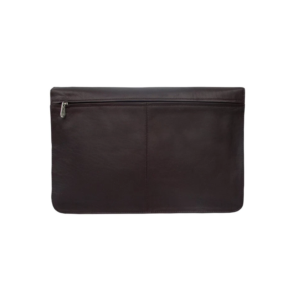 Three-Section Flap Portfolio, Chocolate, One Size — 第 3/4 张图片