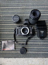 Yashica FX-3 Super 2000 SLR Film Camera With ML 50mm And 200 Mm Lenses