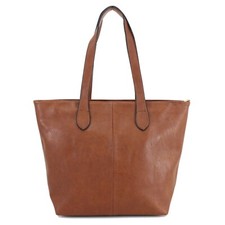 Women Large Twin Contrasting Strap Shoulder Bag Shopper Tote Satchel Handbag 