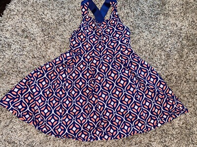 CROWN & IVY KIDS GIRLS SLEEVELESS CORAL NAVY BLUE DRESS LINED COTTON SIZE 4 | eBay CROWN & IVY KIDS GIRLS SLEEVELESS CORAL NAVY BLUE DRESS LINED COTTON SIZE 4 | eBay