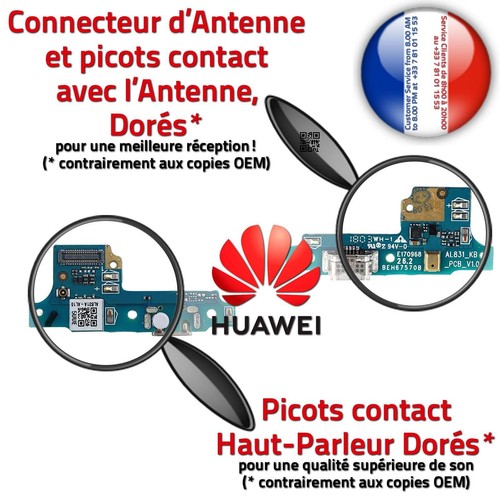 Huawei Y6 2017 Connecteur de Charge ORIGINAL Téléphone Honor USB Nappe Chargeur - Photo 4/5