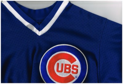 CHICAGO CUBS #36 BATTING PRACTICE 1980s Era BLUE MESH