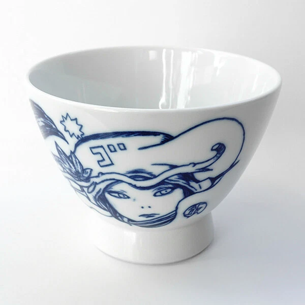 Katsuya Terada Rice Bowl 2025 Teradaki Hasami Ware Porcelana Blanco x Azul JPN - Imagen 3 de 4