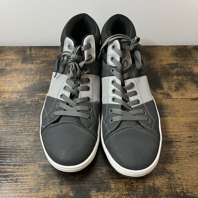 Sean John Hardliner High Top Sneakers Black/Gray Men s Size 9.5